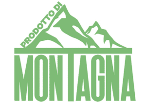 Logo marchio prodotto di montagna